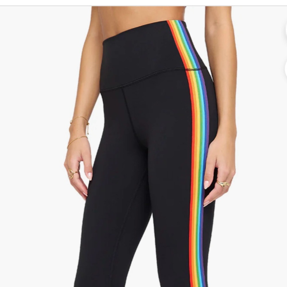 Spiritual Gangster Rainbow ada high waisted 7/8 leggings size XS and Small